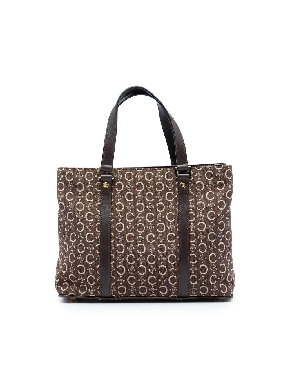 Celine C Macadam Canvas Tote Pre-Loved #358840C56B